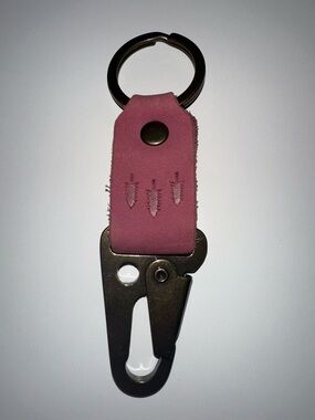 Portland Leather PLG keychain pink